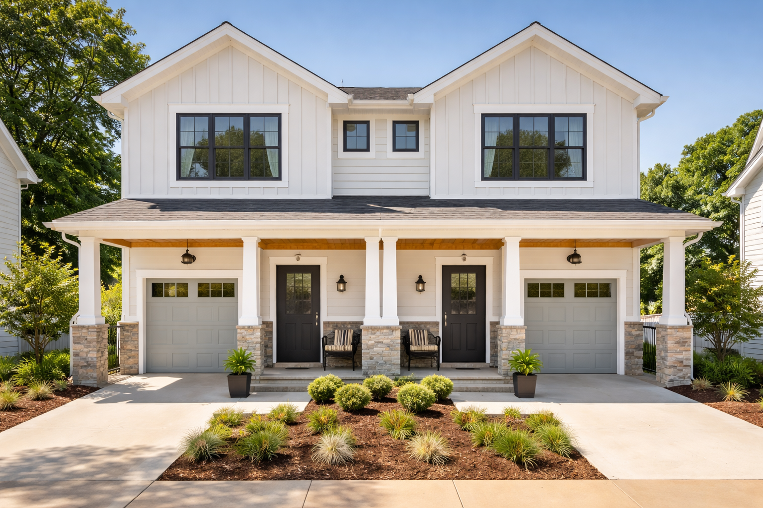 House hacking investment property duplex living strategy