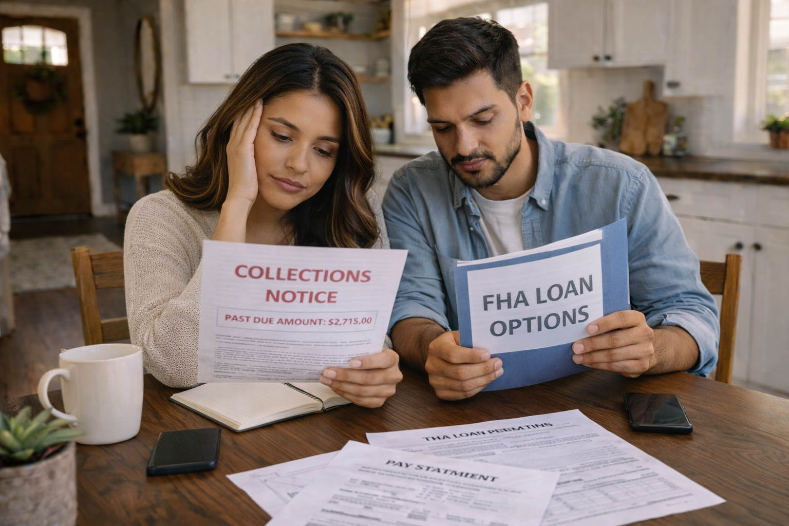 FHA with collections explained