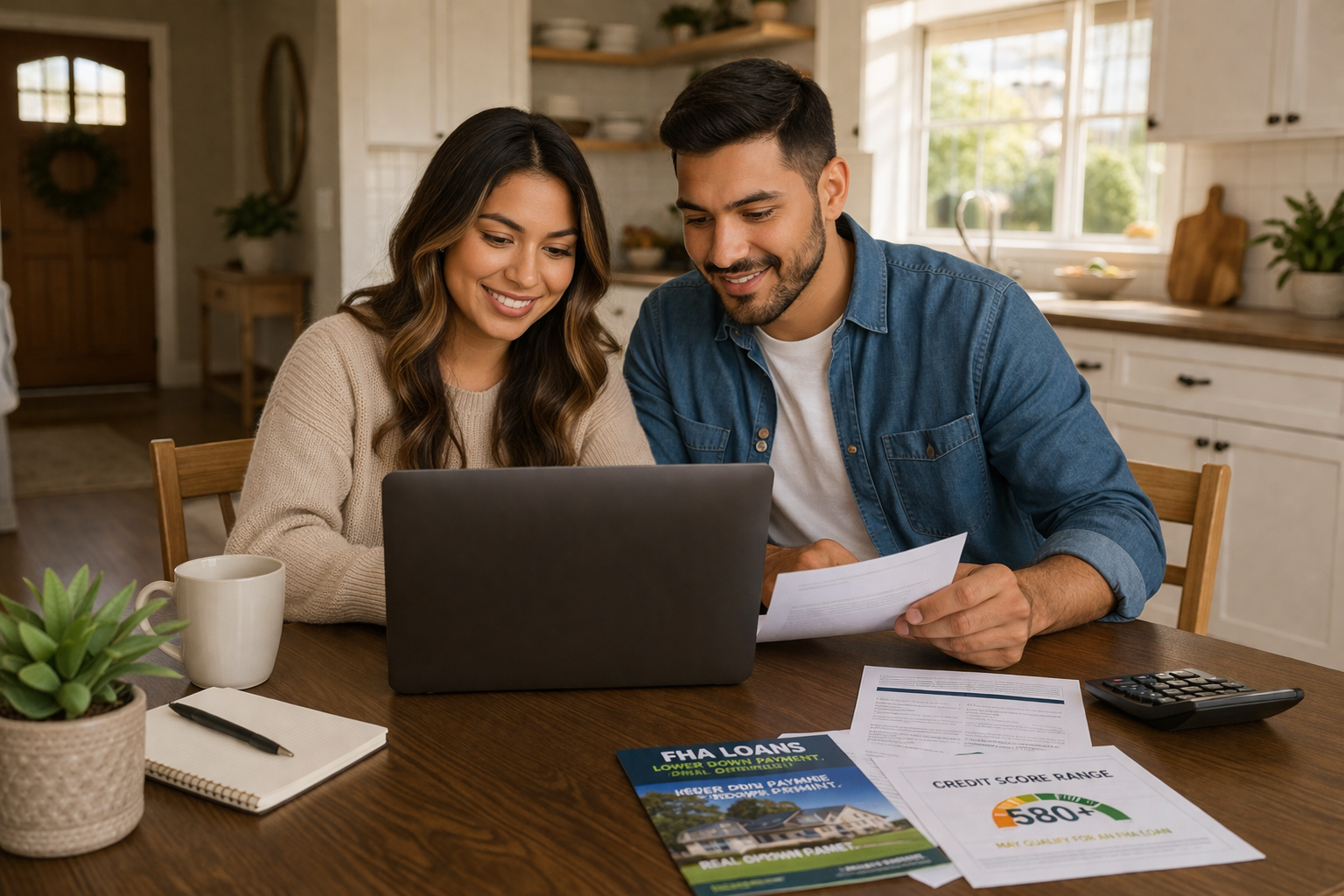 Minimum credit score needed for an FHA loan