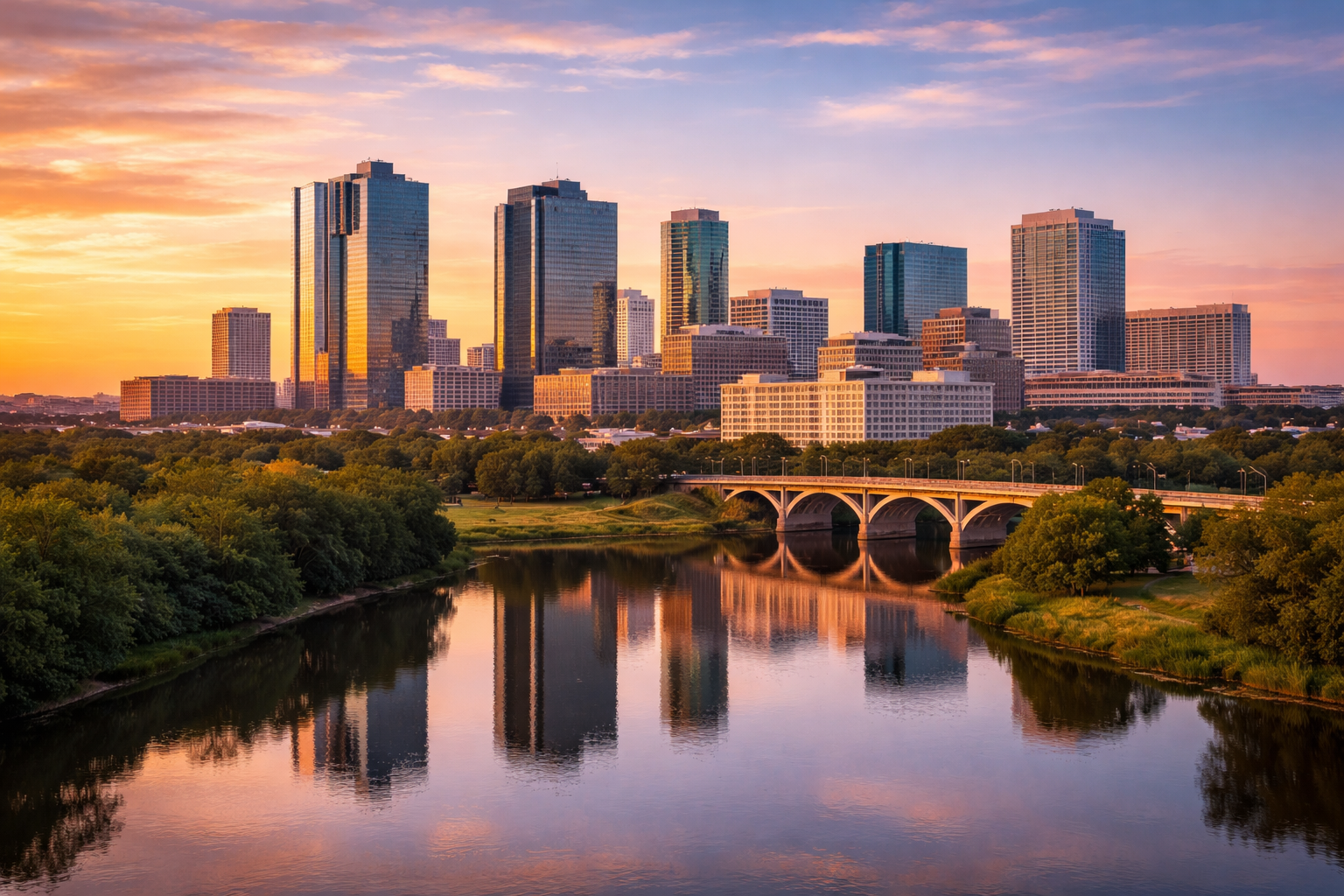 Fort Worth Texas skyline real estate investment properties