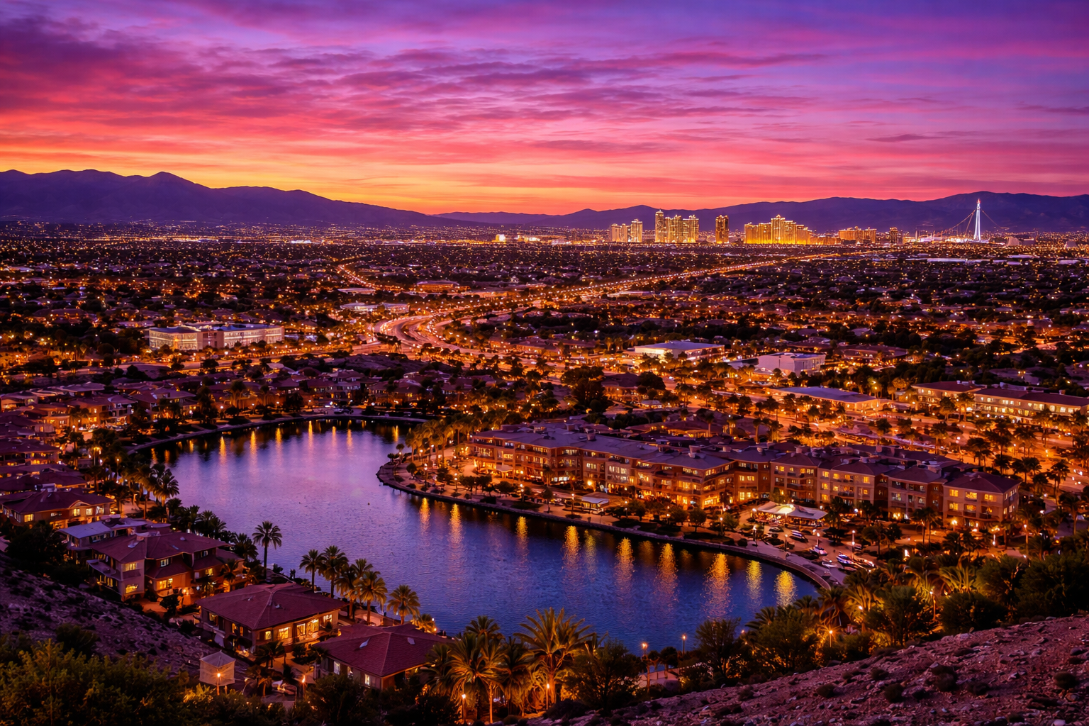 Henderson Nevada suburban homes desert mountains real estate investment properties