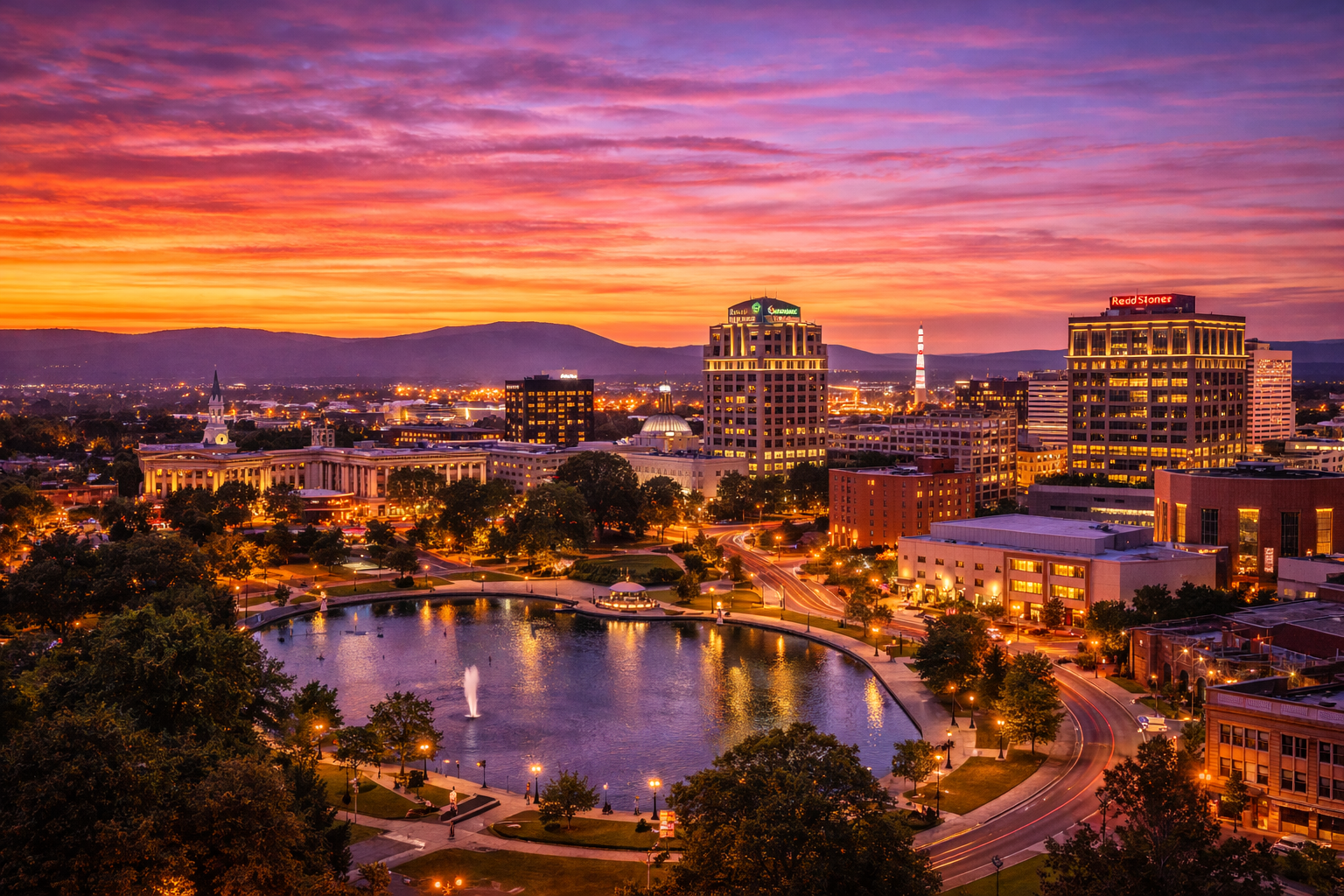 Huntsville Alabama skyline research park technology real estate investment properties