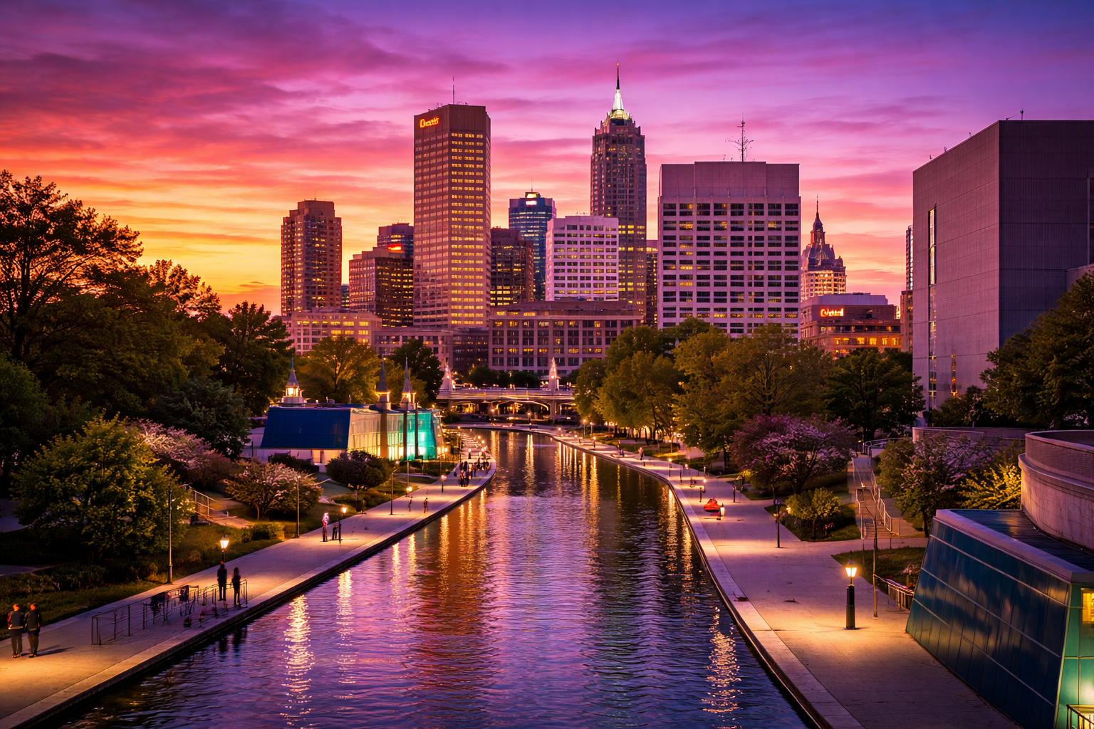 Indianapolis Indiana skyline residential neighborhoods real estate investment properties