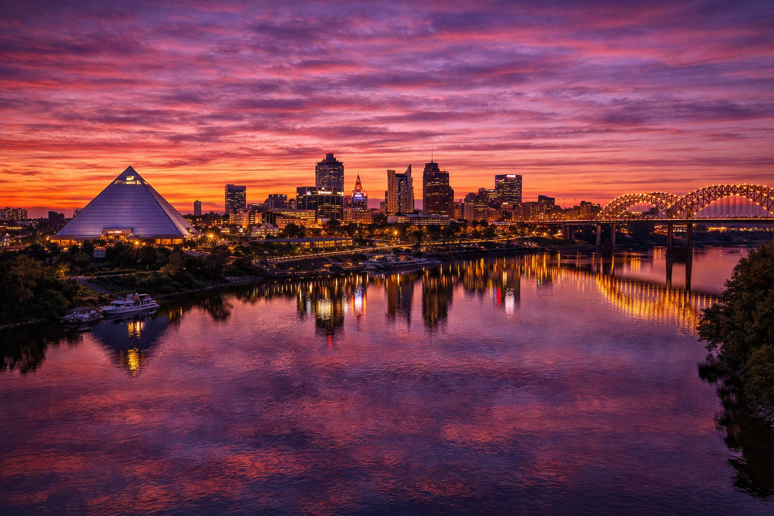 Memphis Tennessee skyline downtown real estate investment properties