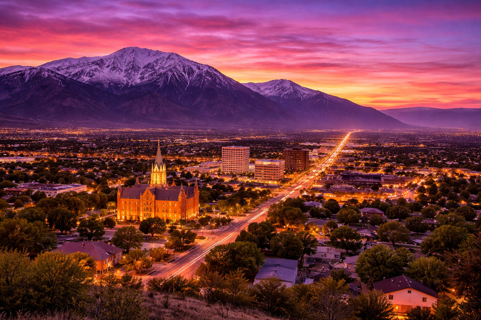 Provo Utah mountains BYU area residential real estate investment properties