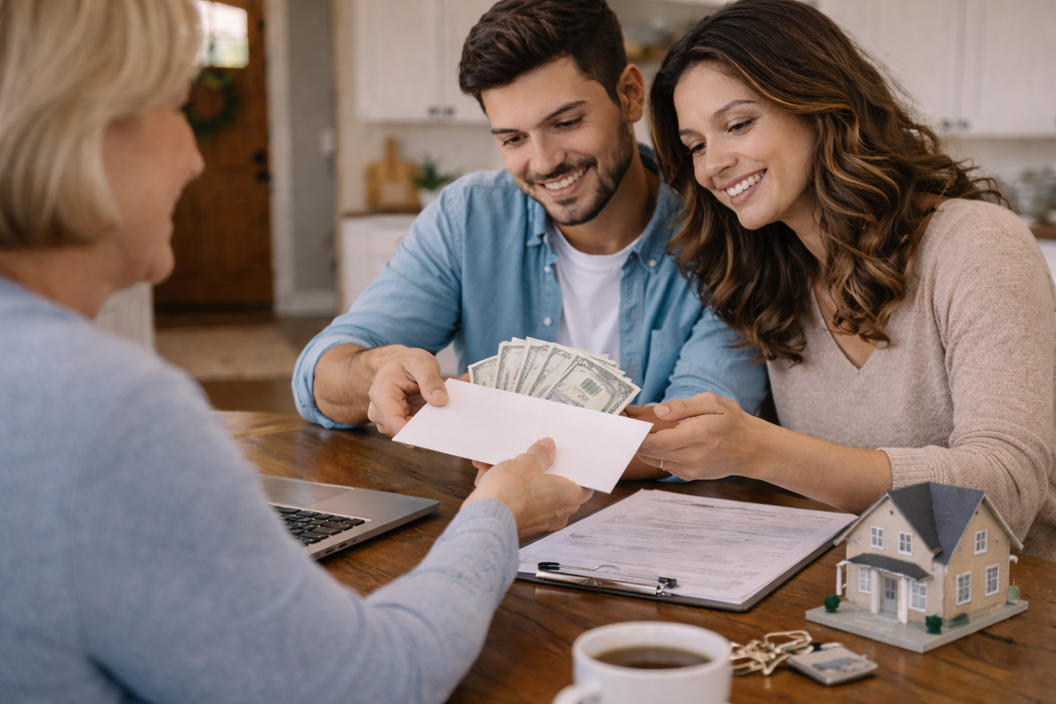 FHA gift funds homebuyer receiving financial help for down payment