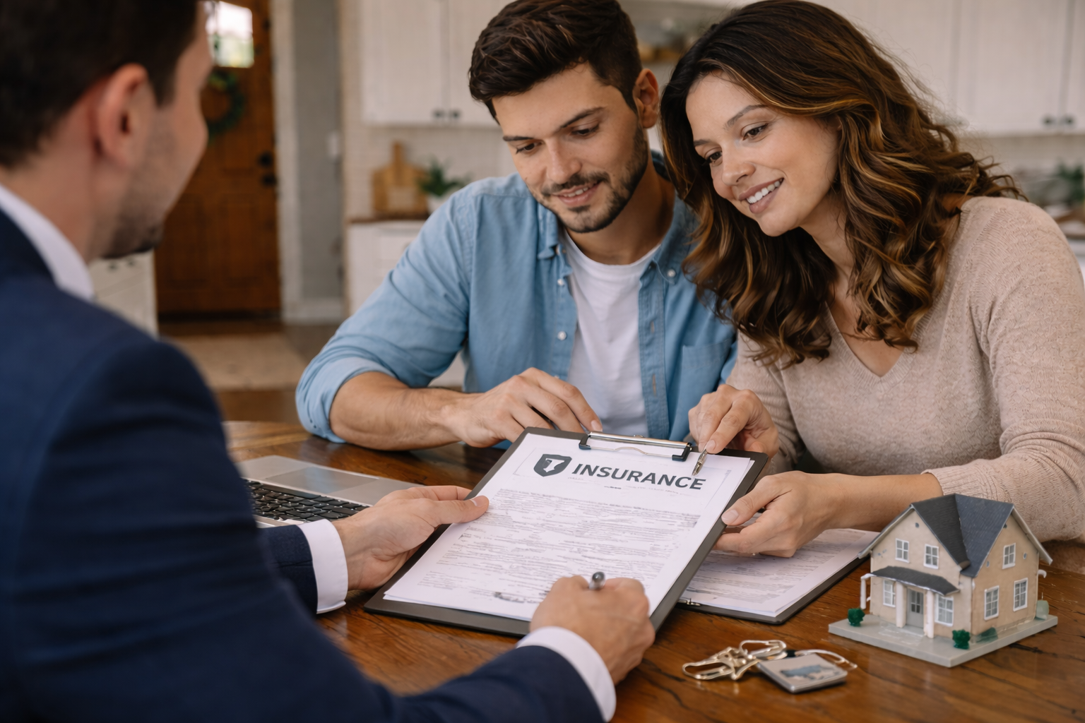 FHA mortgage insurance cost breakdown and monthly payment concept