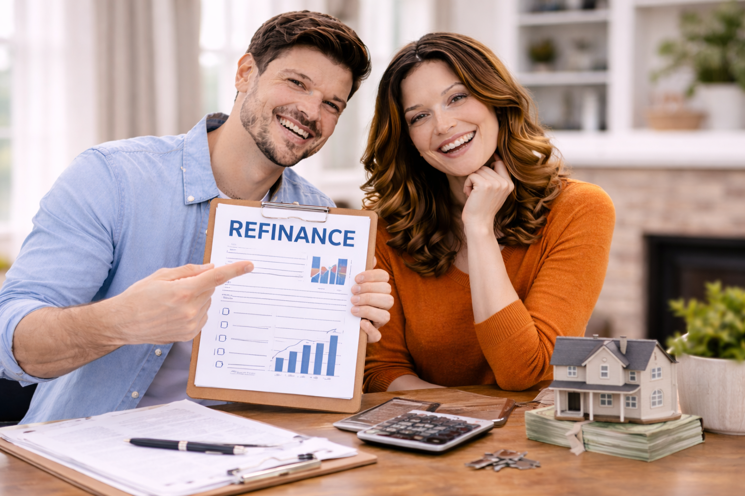 homeowner refinancing FHA loan with lower rate streamlined process