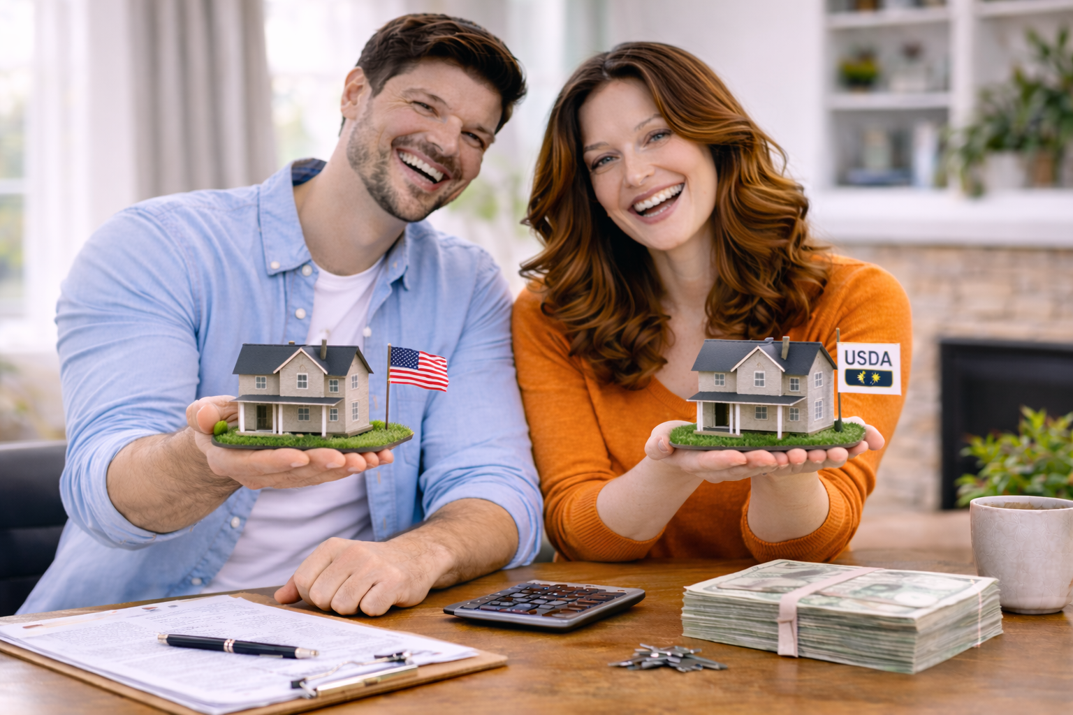 homebuyer comparing FHA loan and USDA loan options