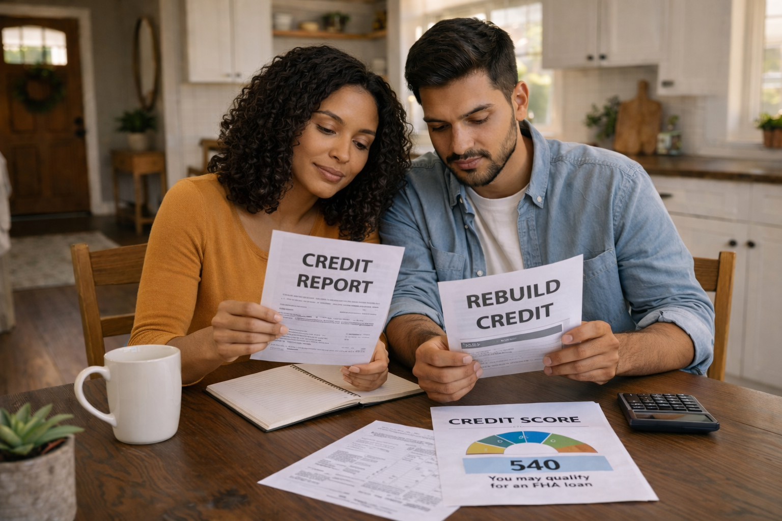 How to rebuild credit for an FHA loan