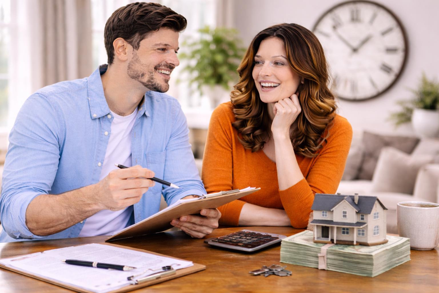 homeowner reviewing refinance options and mortgage timing decisions