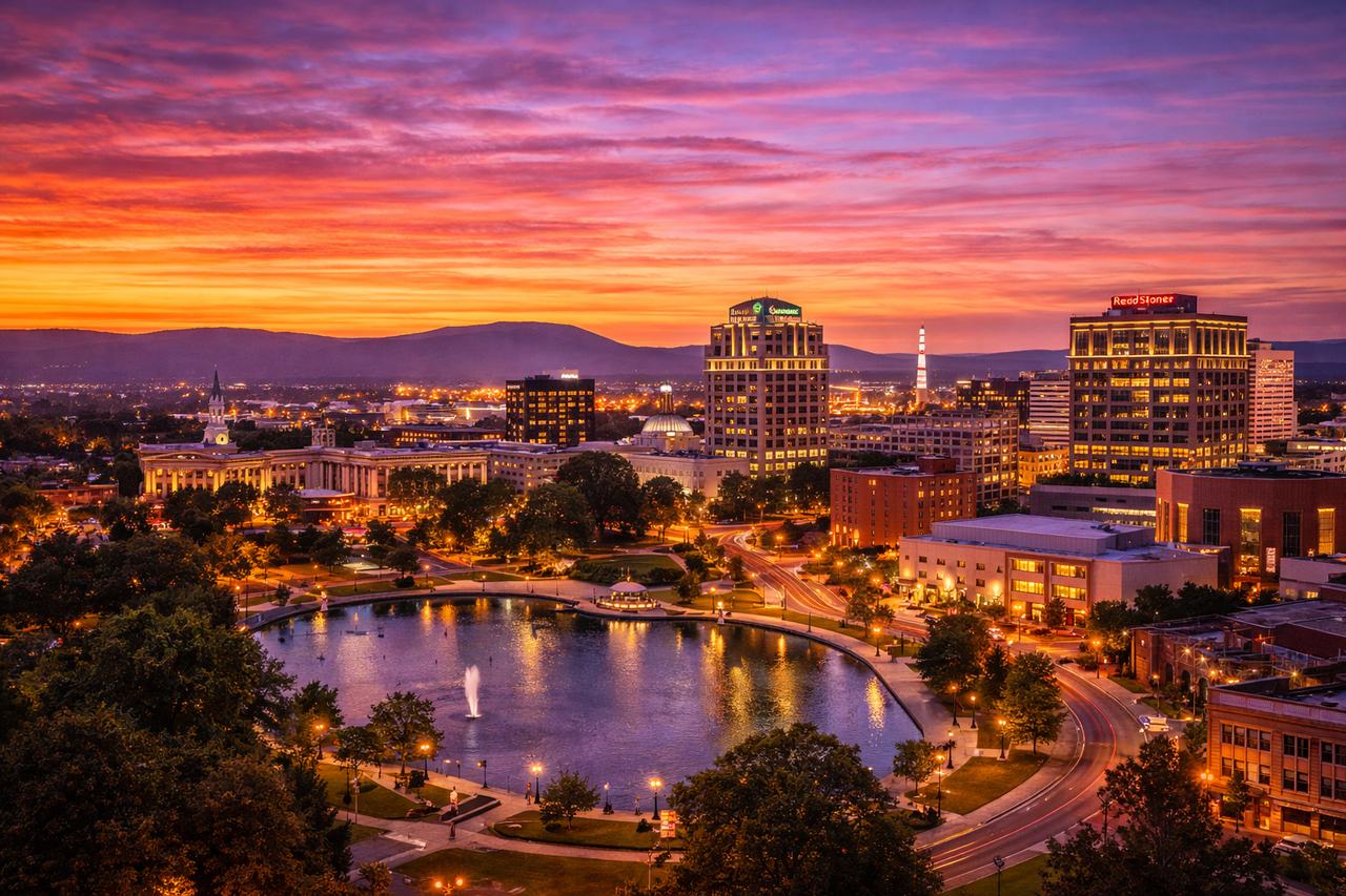 Huntsville Alabama skyline research park technology real estate investment properties