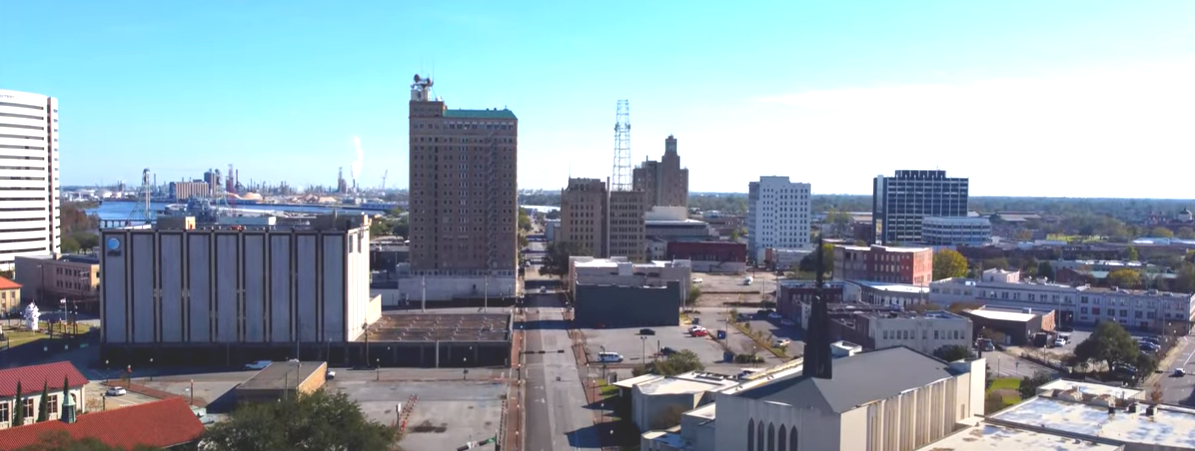 Beaumont skyline panorama photographed in 2021