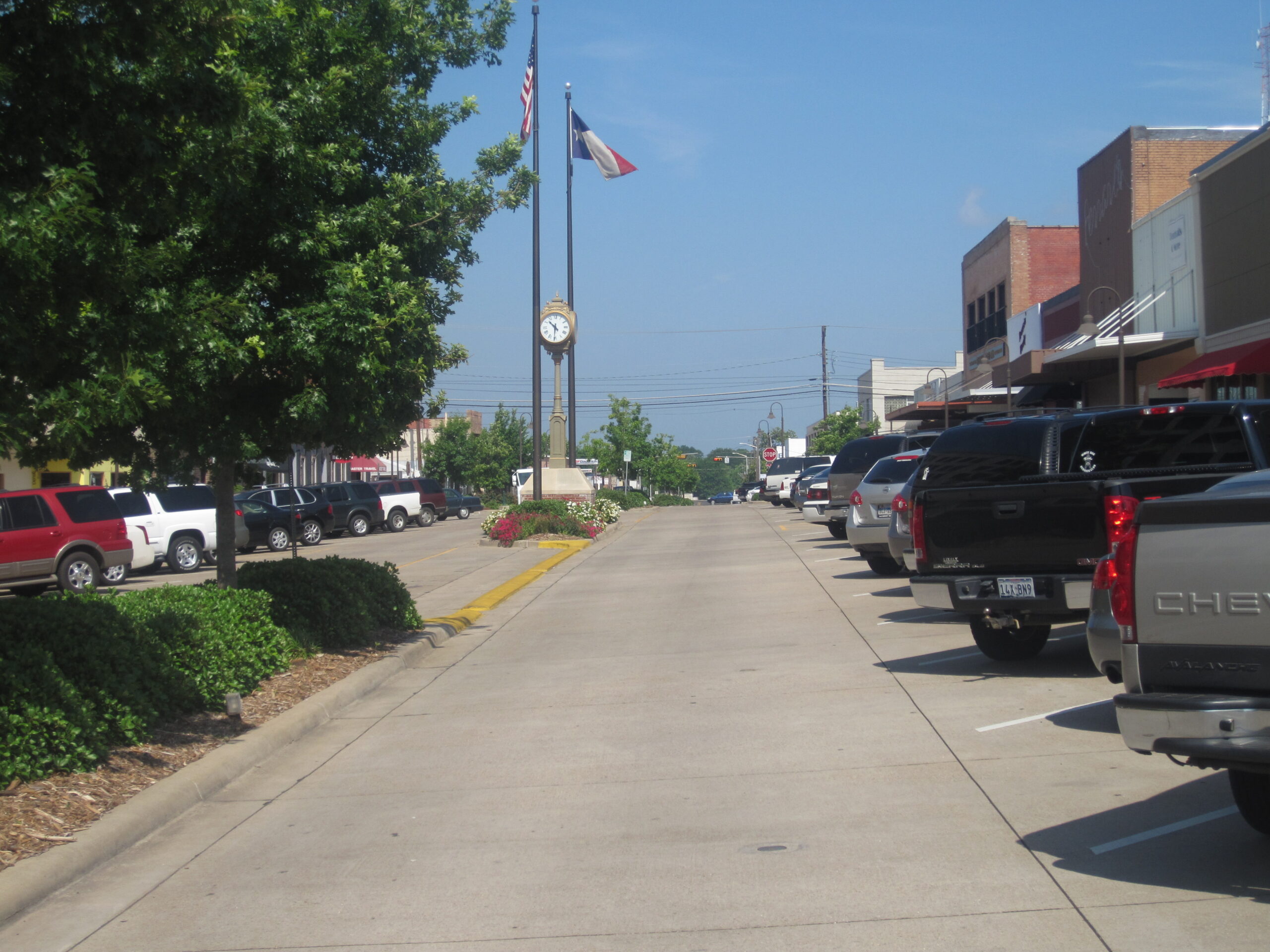 Historic downtown Longview, Texas photographed in May 2010