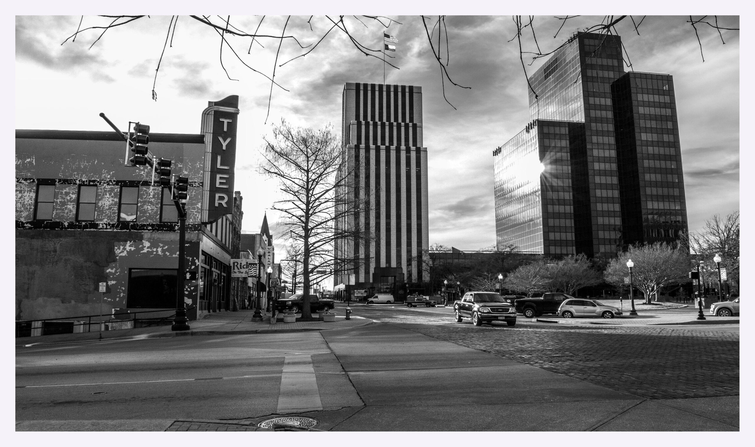 Historic downtown Tyler photographed in 2014